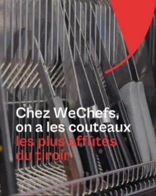 Chez WeChefs, on a les couteaux les plus affûtés du tiroir