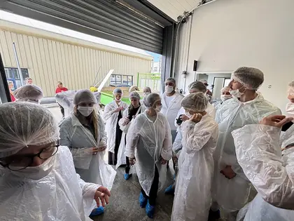 Visite du quai de livraison